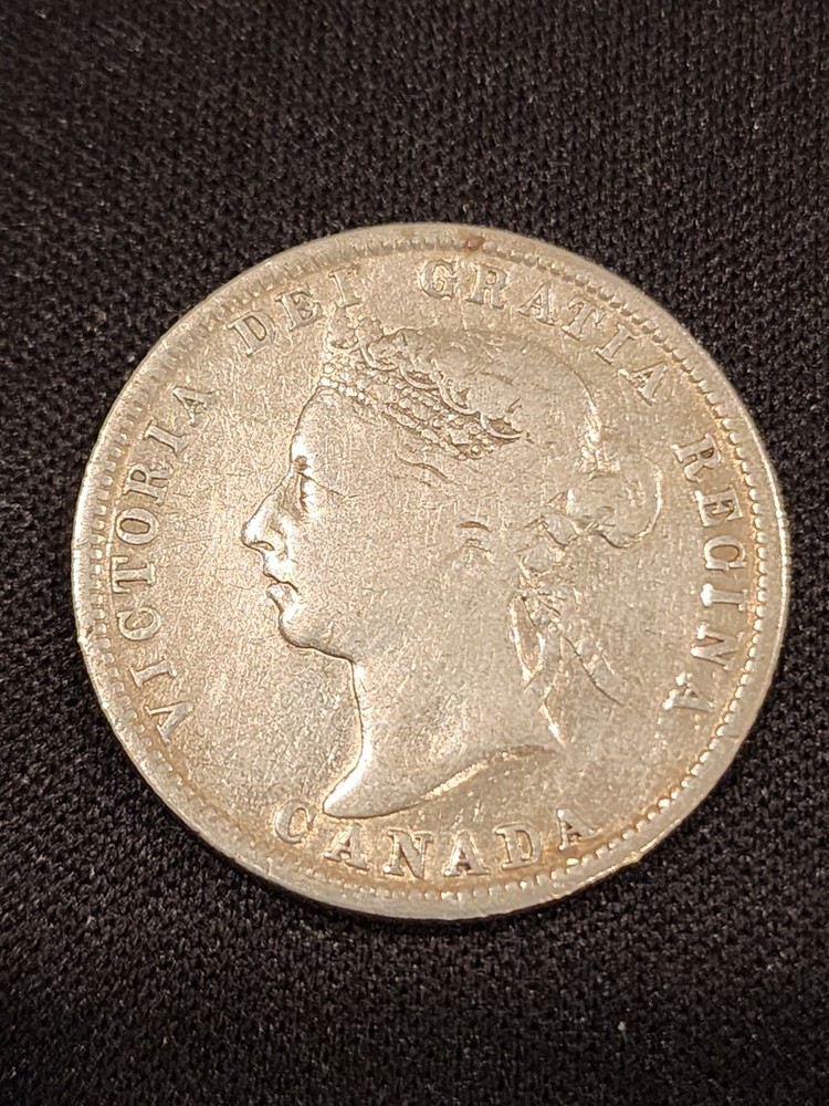 1899 Canada 25 Cents Silver Coin