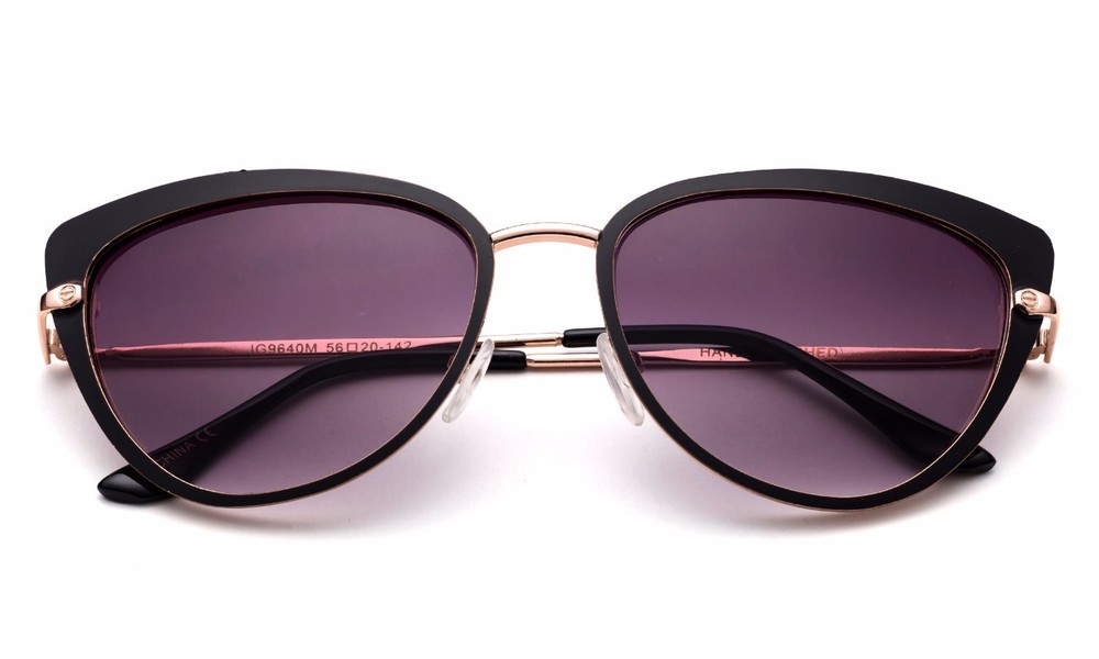 Cat Eye Sunglasses Unique Think Frame Various Colors