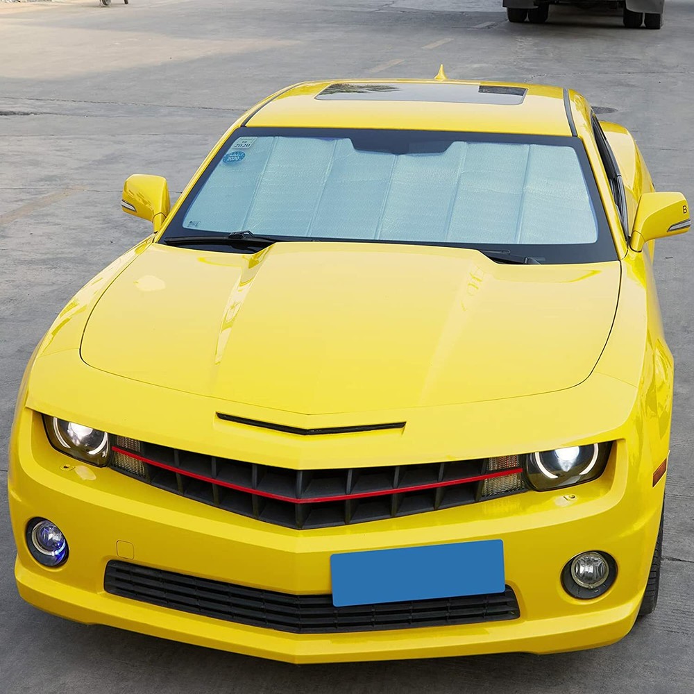 Windshield Sun Shade Front Window Shade Sun Visor UV Block for Camaro 2010-2015