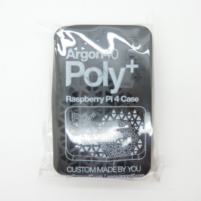 Argon 40 Poly+ Black Raspberry Pi 4 Vented Case A19-003 AR-POL