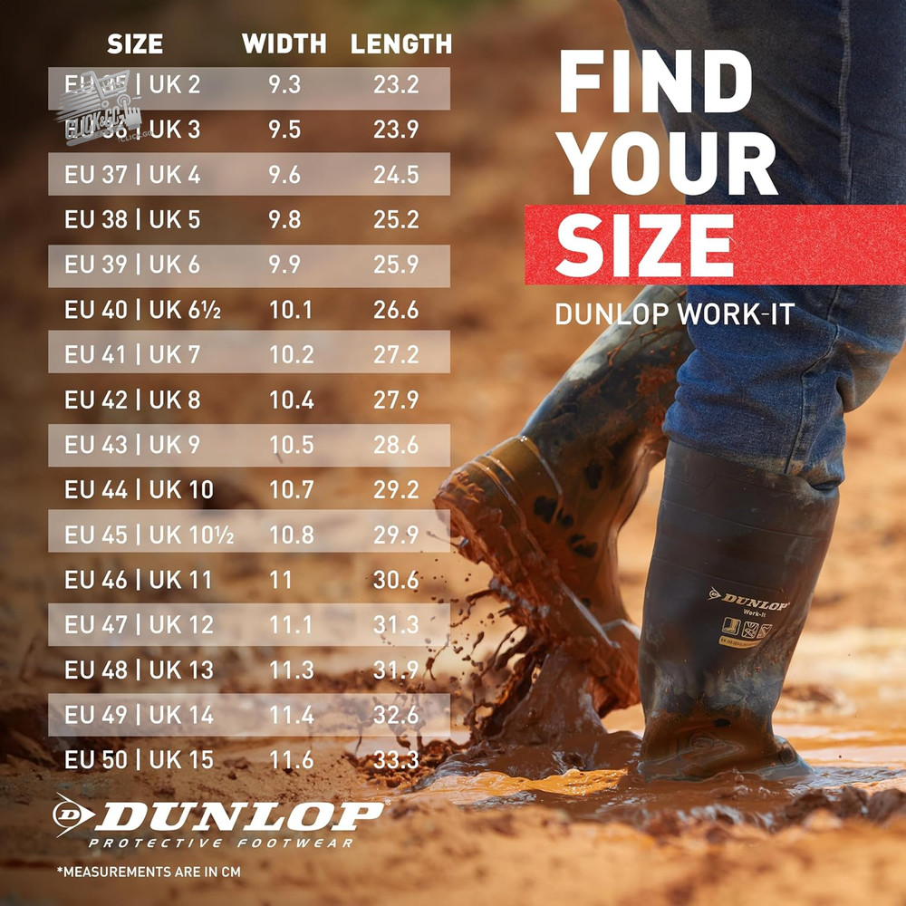 Work-It S5 NB2HD01 Safety Waterproof Protective Rubber Work Boots