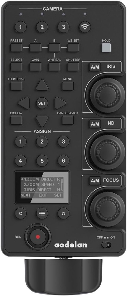 Updated Wireless/Wired Camera Remote Control for Sony & Canon – Focus, Iris,Zoom