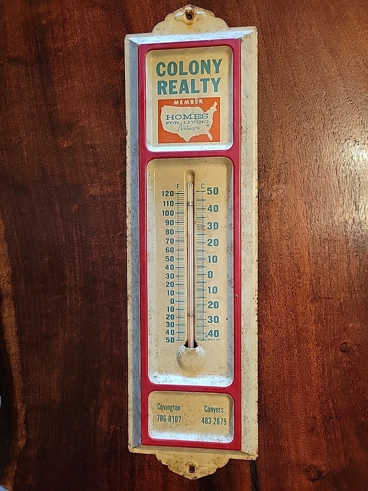 Colony Realty Advertising Thermometer