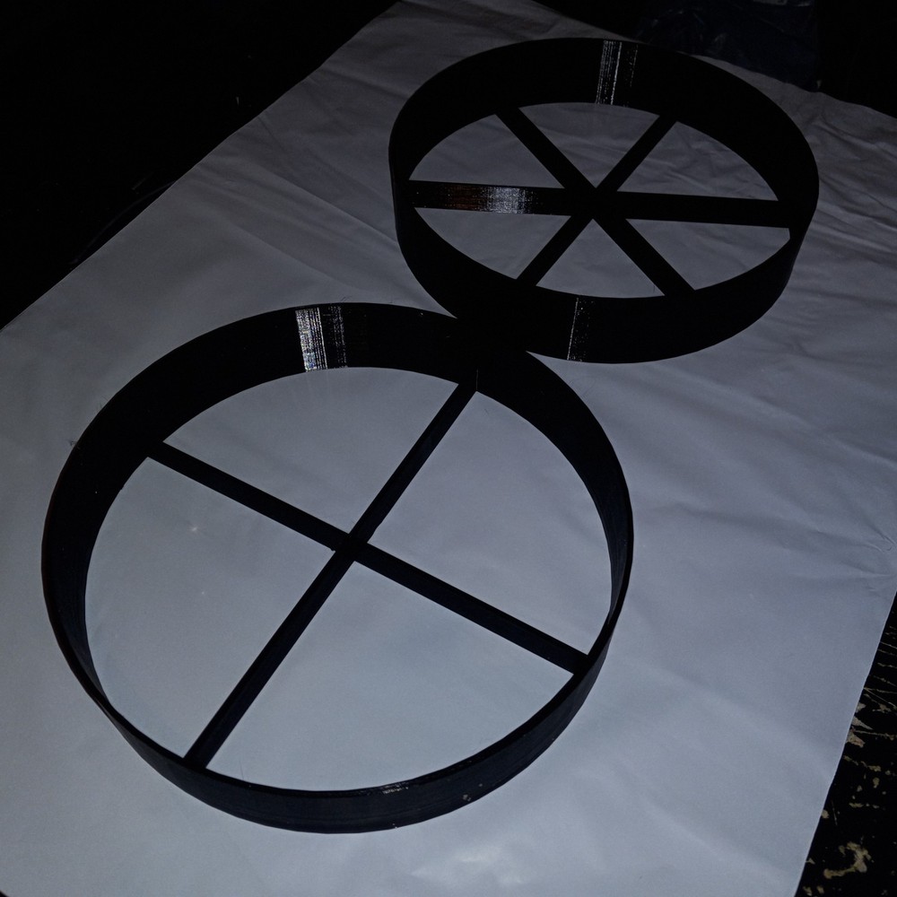 Diffraction Spike Masks Set For Telescope 6 & 4 Blade For 86mm O.D
