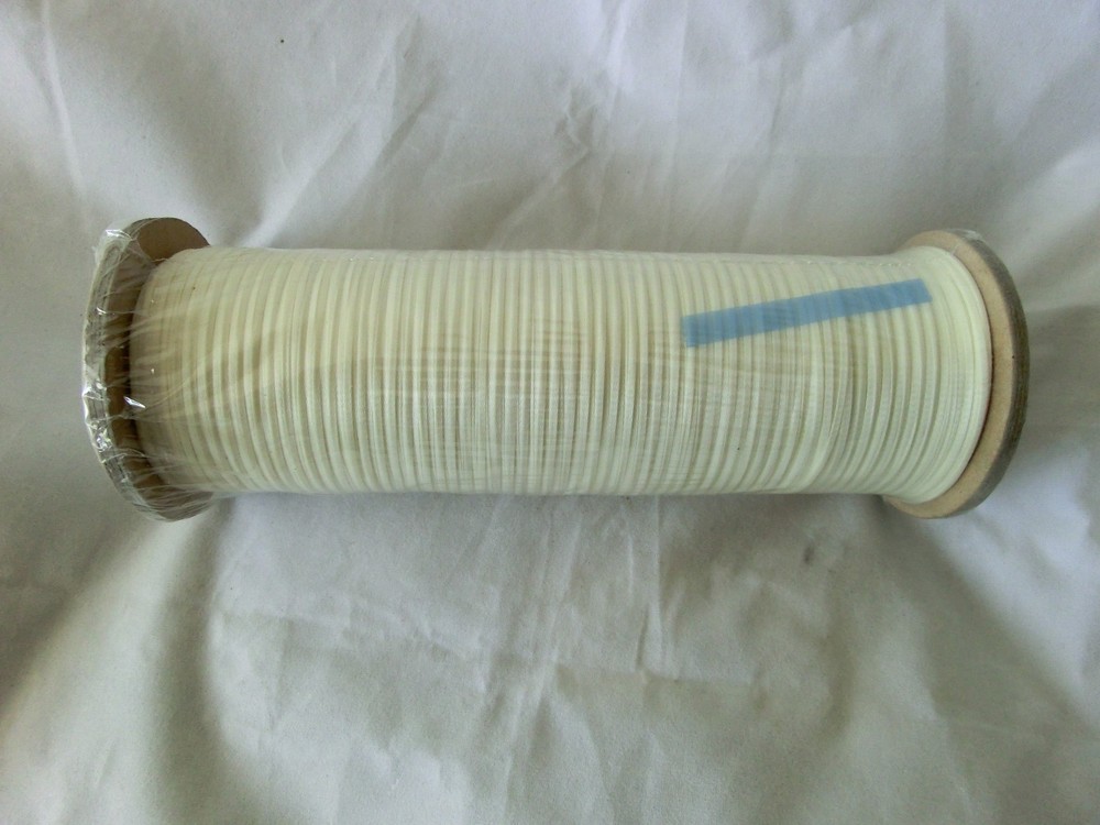 22DPTH Natural Polyester, braided lacing tape, 500yd