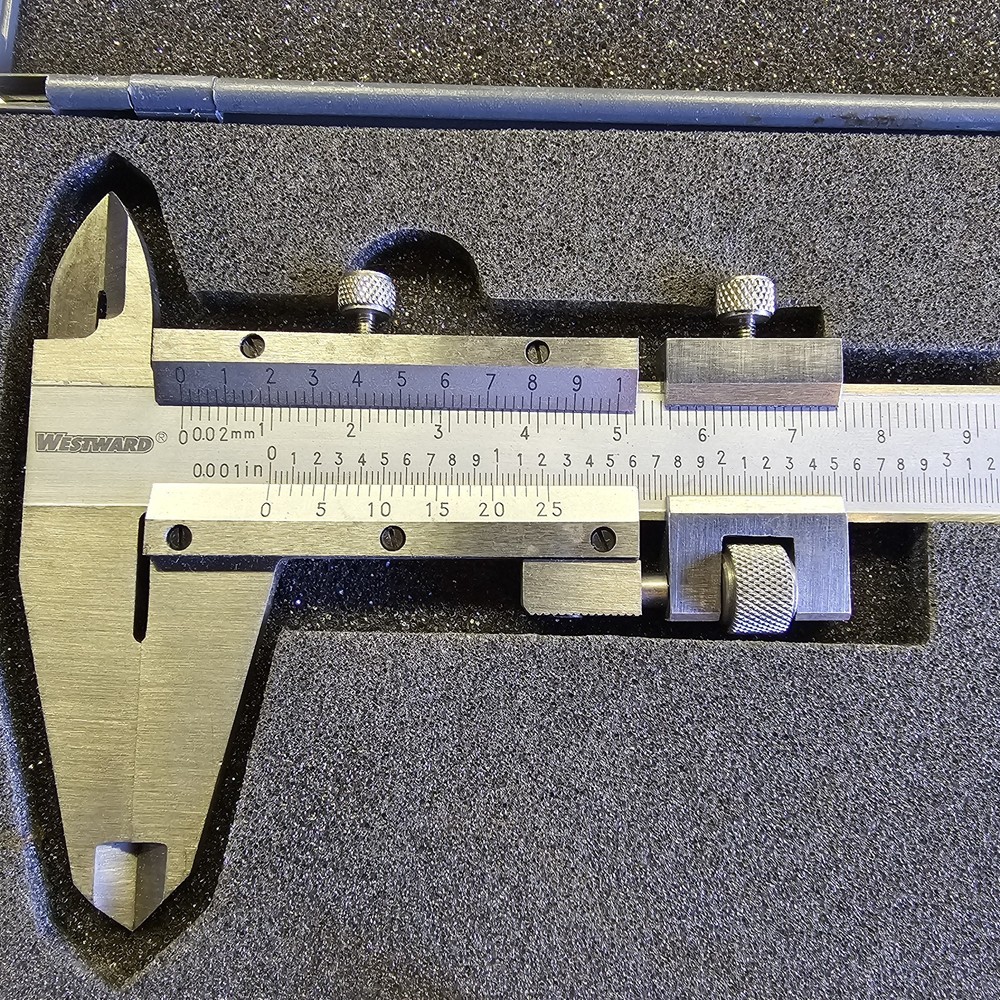 Westward Vernier Caliper 0-6 In w/Case
