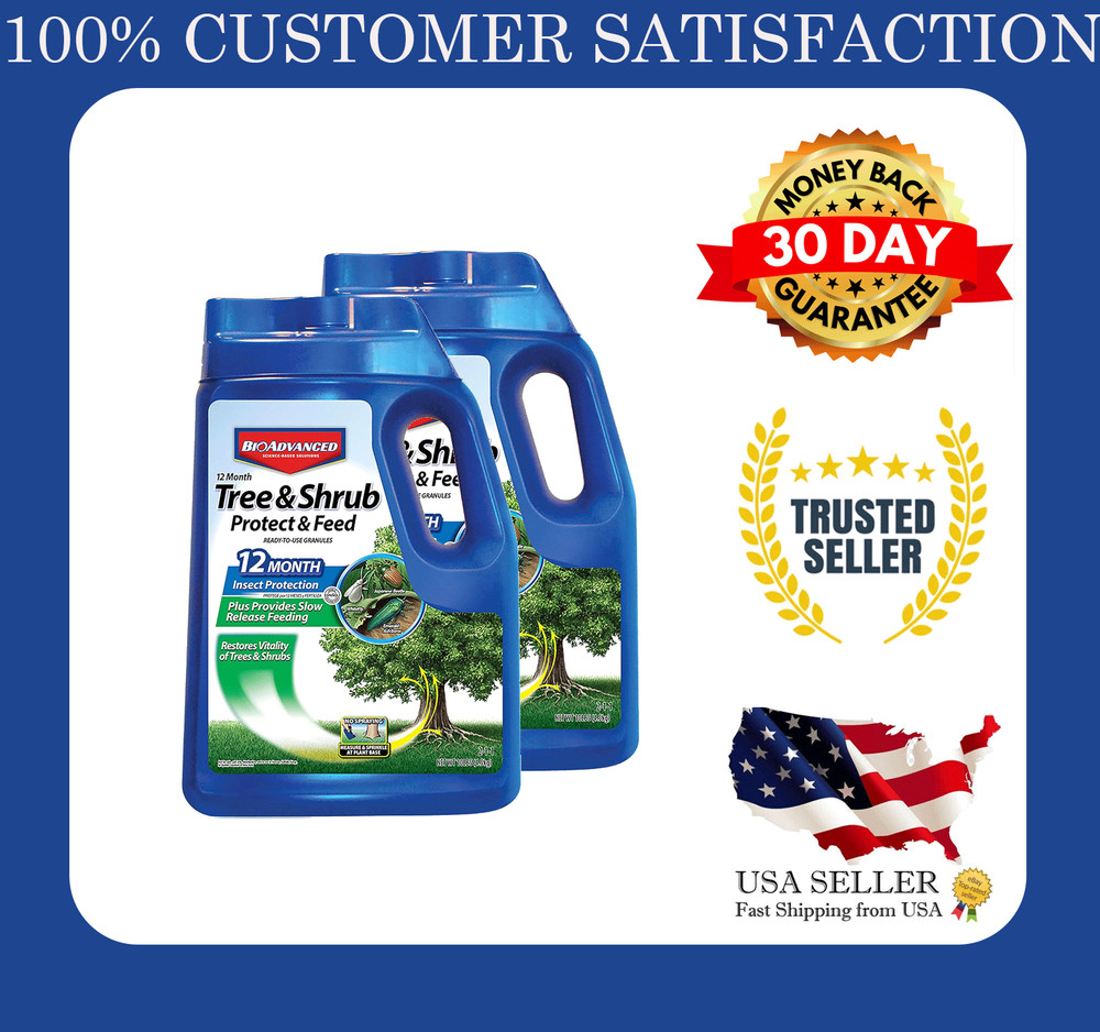 “BioAdvanced 12-Month Tree & Shrub Protect & Feed  Insect Control Granules, 20lb