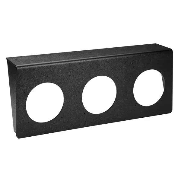 Dispense-Rite Black Polystyrene 23.5" x 5" Surface Mount Dispenser Bracket