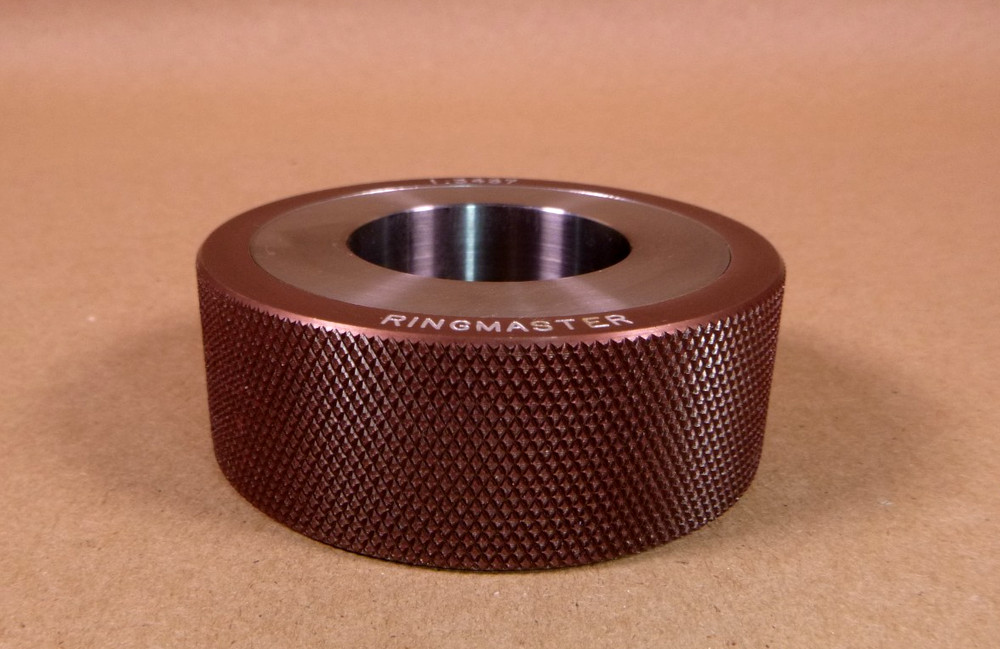 New Ringmaster Master Setting Calibration Ring 1.3437 Micrometers / Bore Gauges