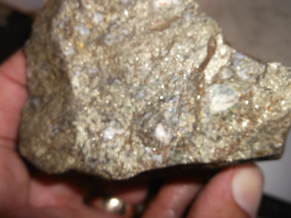 Gold, silver, copper, 406 grams samples ,ore high grade .