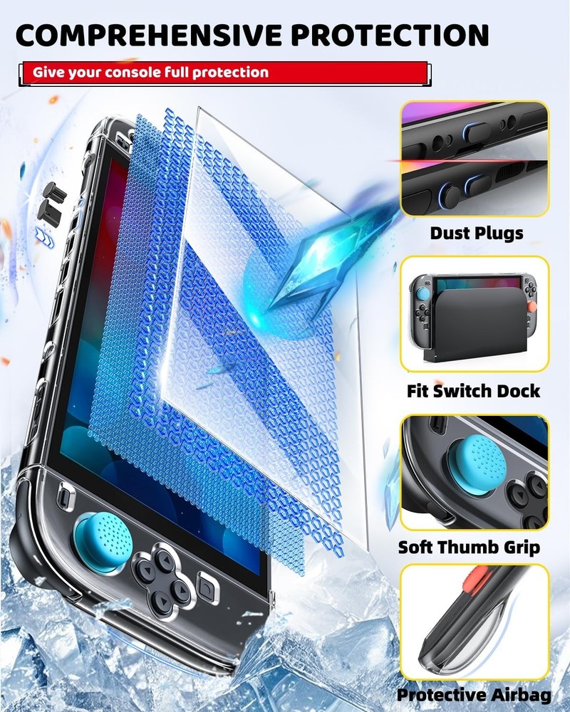 Switch 2 Accessories Bundle for Nintendo Switch 2 2025 White