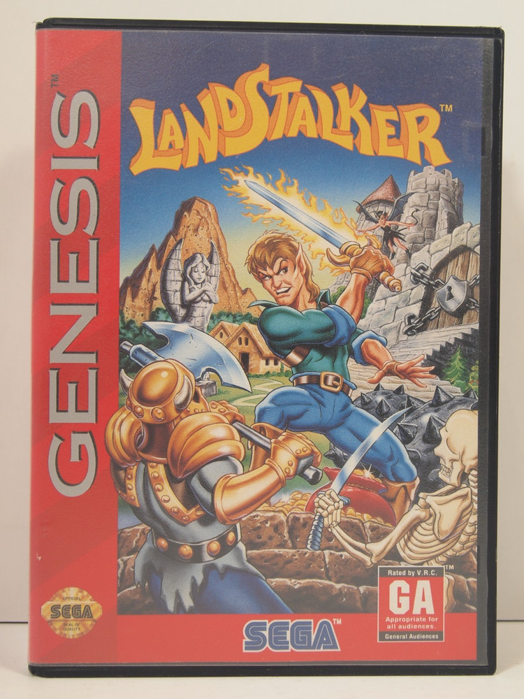 Landstalker Case (SEGA Genesis) Authentic BOX ONLY