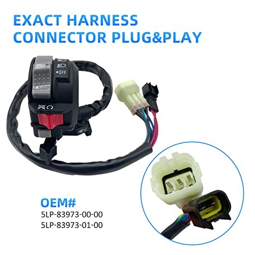 Control Switch Button Engine Start Run Off Headlight for Yamaha ATV Big Bear