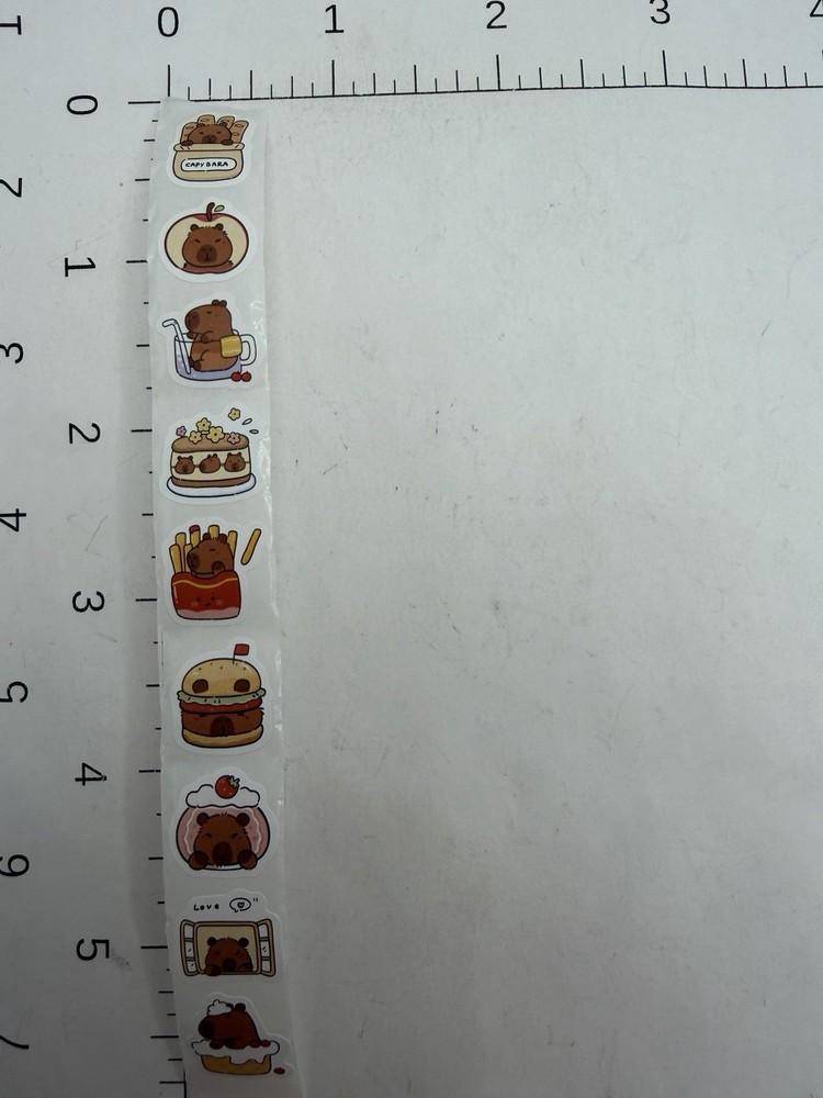 STICKER SHEET: Mini Capybara Stickers