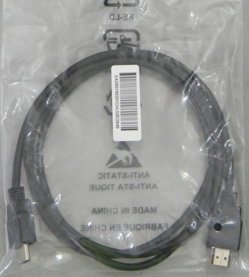 HDMI CABLE ASSEMBLY EAD65185201 NEW IN PACKAGE