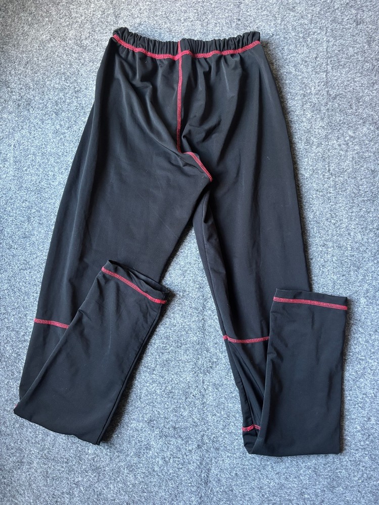 Windfilter Mens Medium Motorcycle Base Layer Winter Elasticated Bottoms Black