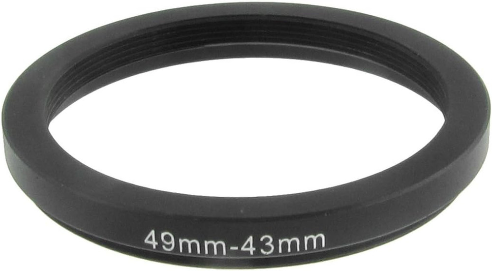 Step-Down Ring, 49 Mm - 43 Mm Camera Lens Adapter Filter Ring for Camera Lenses,