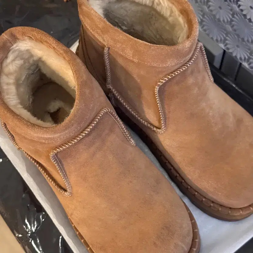 Mistake Project TOBOO Men’s Suede Fur Boots 260