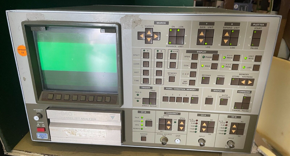 Ono Sokki CF-940 Dual Channel FFT Analyzer