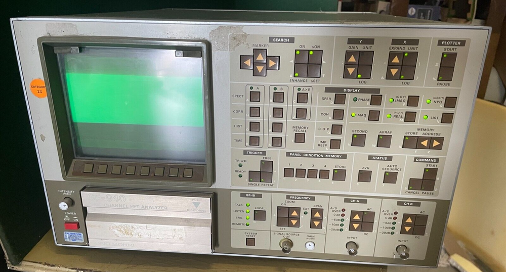 Ono Sokki CF-940 Dual Channel FFT Analyzer