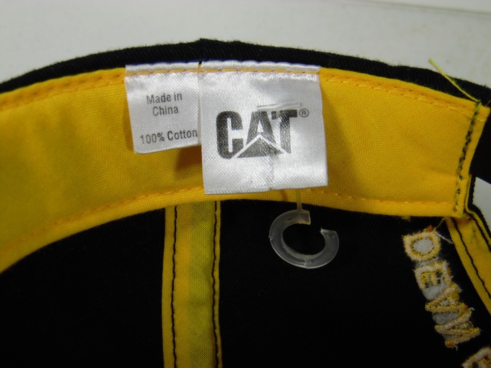CAT CATERPILLAR Heavy Equipment Advertising Dean Engine Systems SNAPBACK Cap Hat
