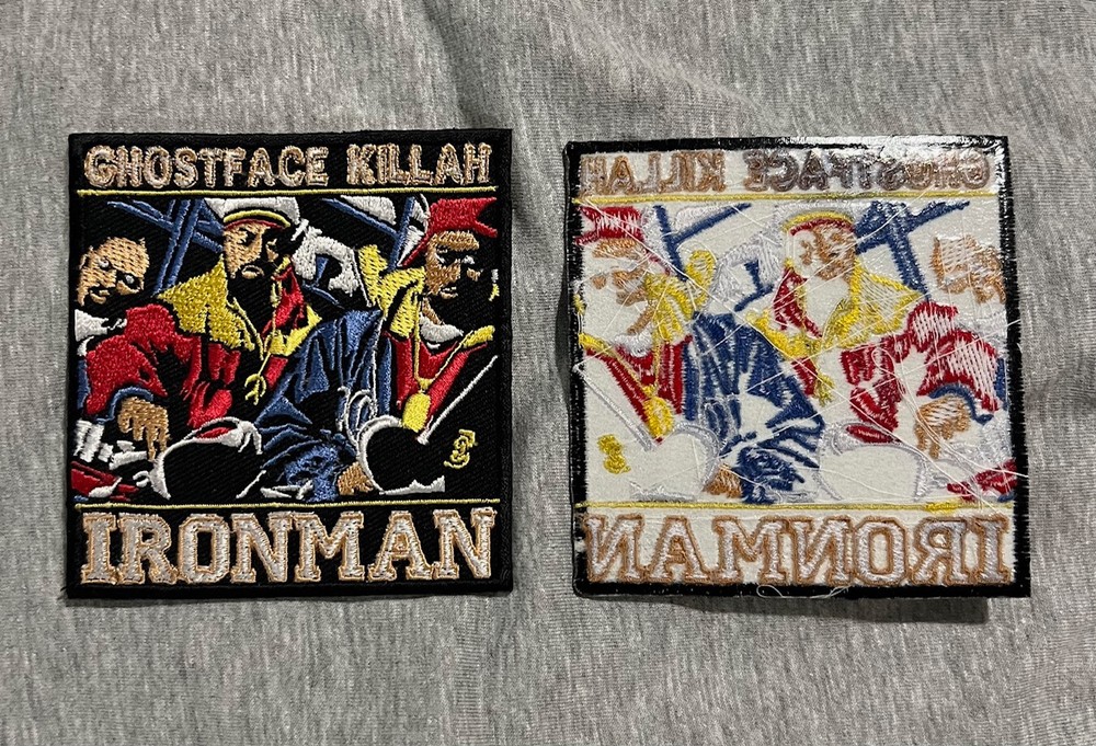 Ghostface Killah Patch - Wu Tang Clan - Method Man - Ironman Raekwon 36 Chambers