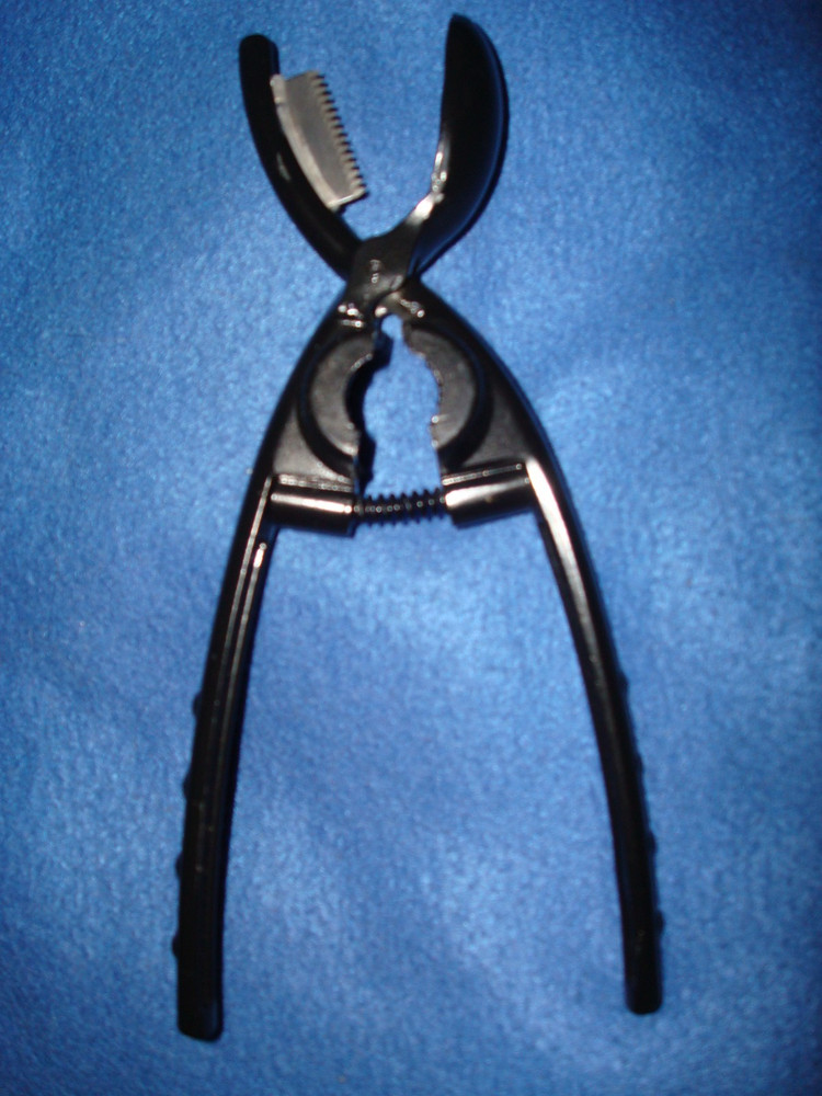 Nut Cracker with Chestnut Cutter - Spring - Metal Walnut Cracker & Blade Cutter