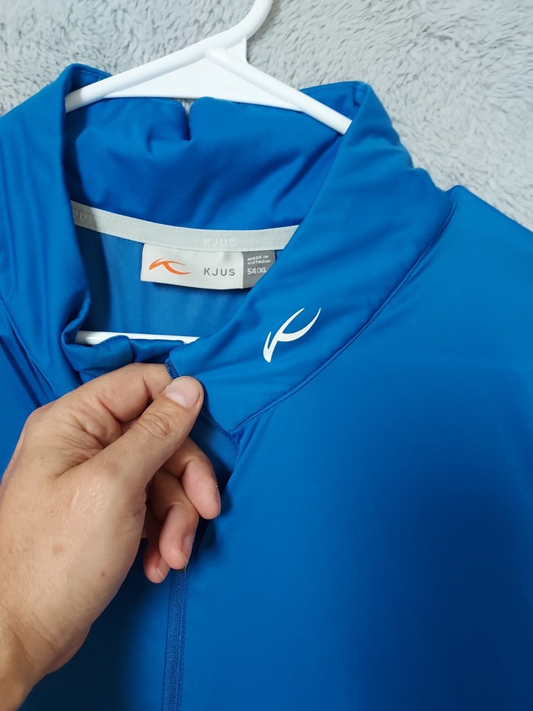 Kjus Pullover Mens Extra Large Size 54 Dorian Jacket Lightweight Full Zip Golf