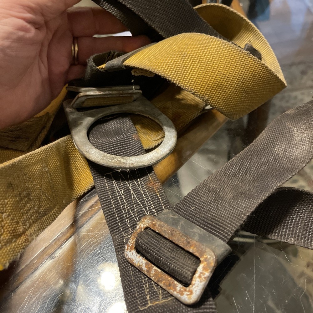 Industrial Lineman Safety Harness Used Working Condition