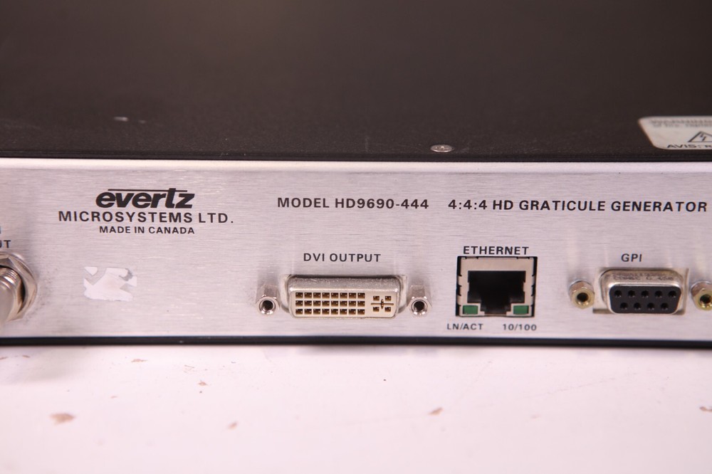 Evertz HD9690-444 Graticule Generator
