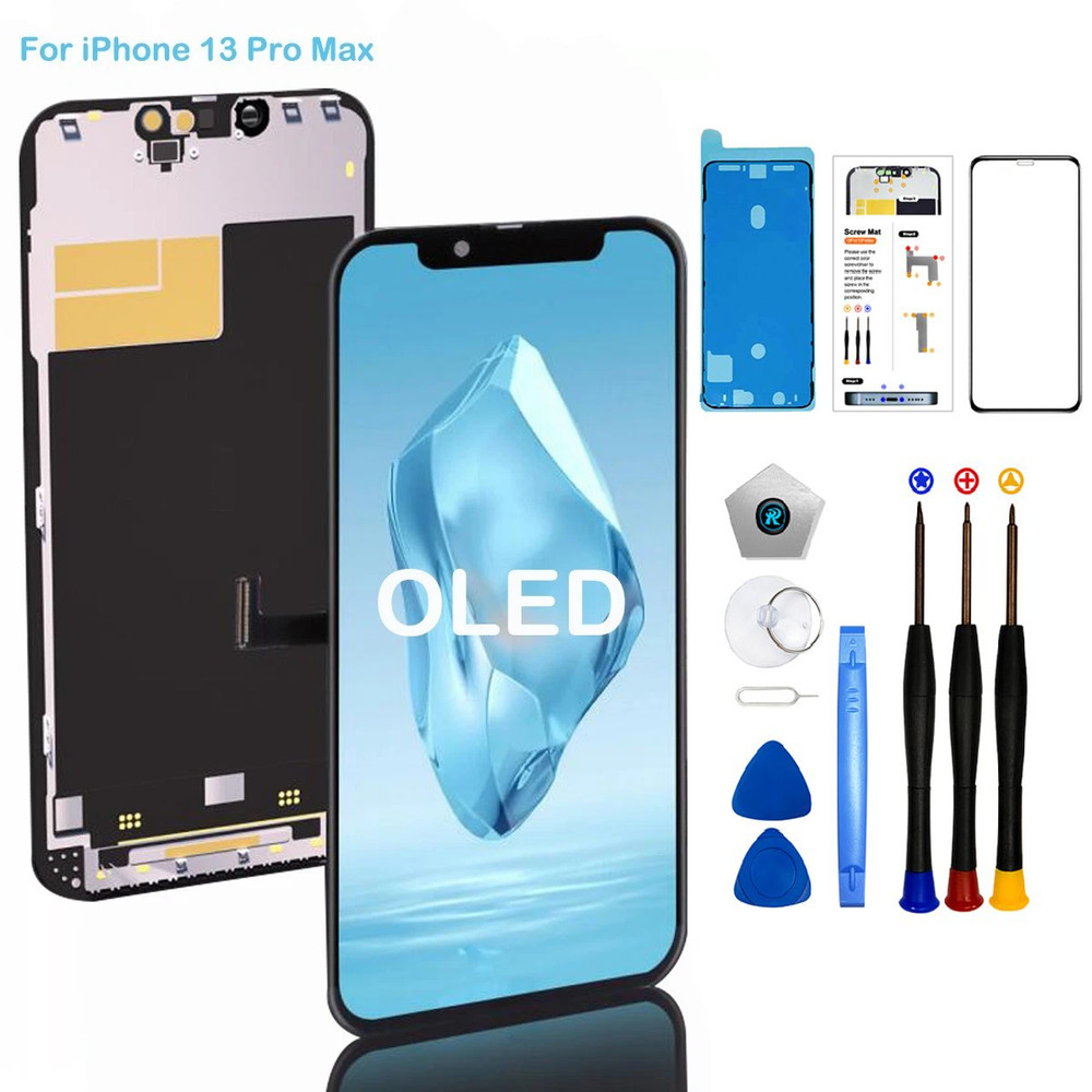 For iPhone 13 Pro Max OLED Display Touch Screen Digitizer Replacement Assembly