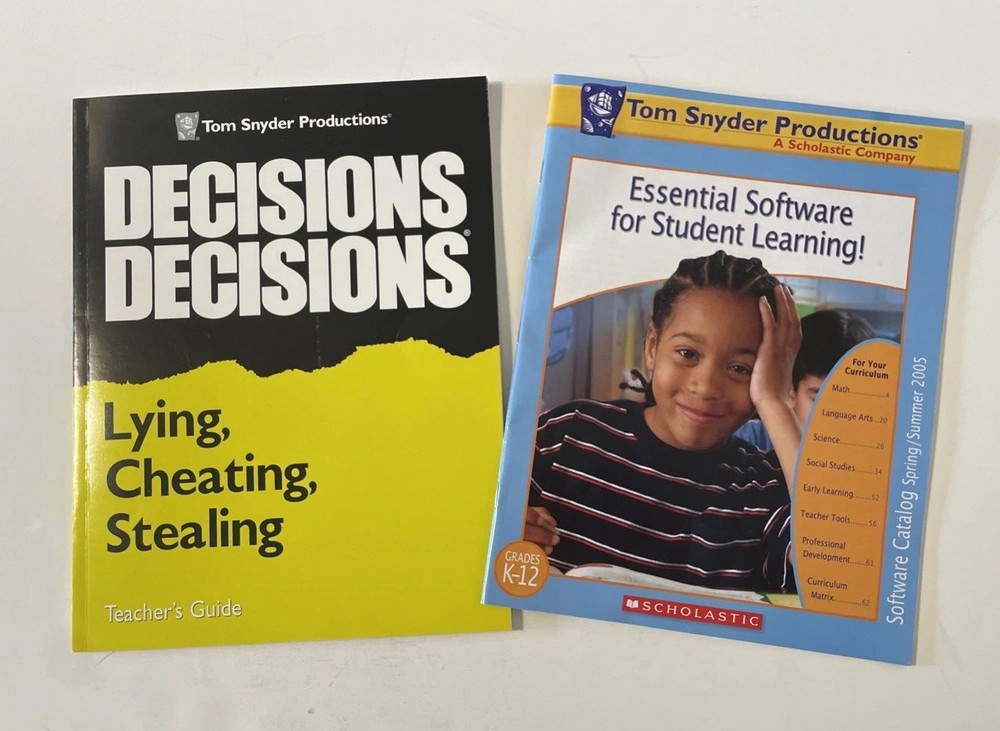 Tom Snyder Decisions Decisions: Lying, Cheating, Stealing - CD for Mac & Windows