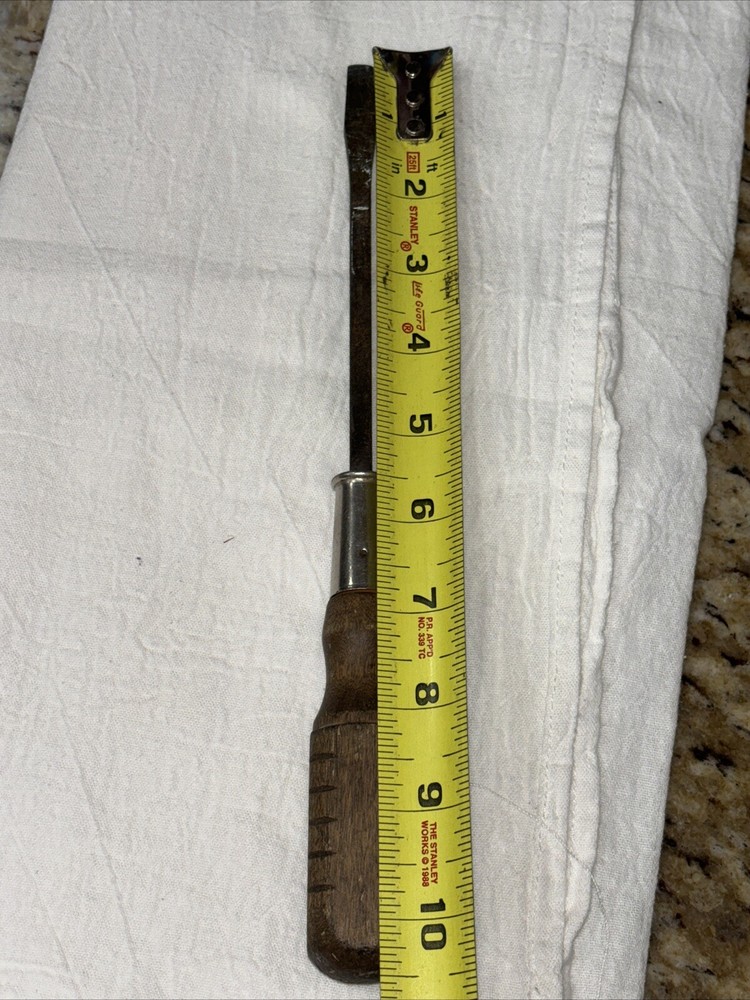 Vintage Mac Tools Flathead Screwdriver Mac Imprinted 10.5” Total Length