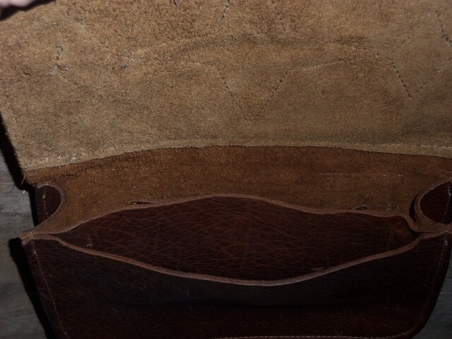 LEATHER MUZZLELOADER POSSIBLES POUCH BAG