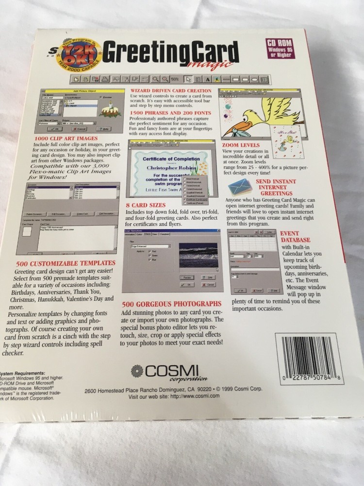 Swift Greeting Card Magic Windows 95 And Higher