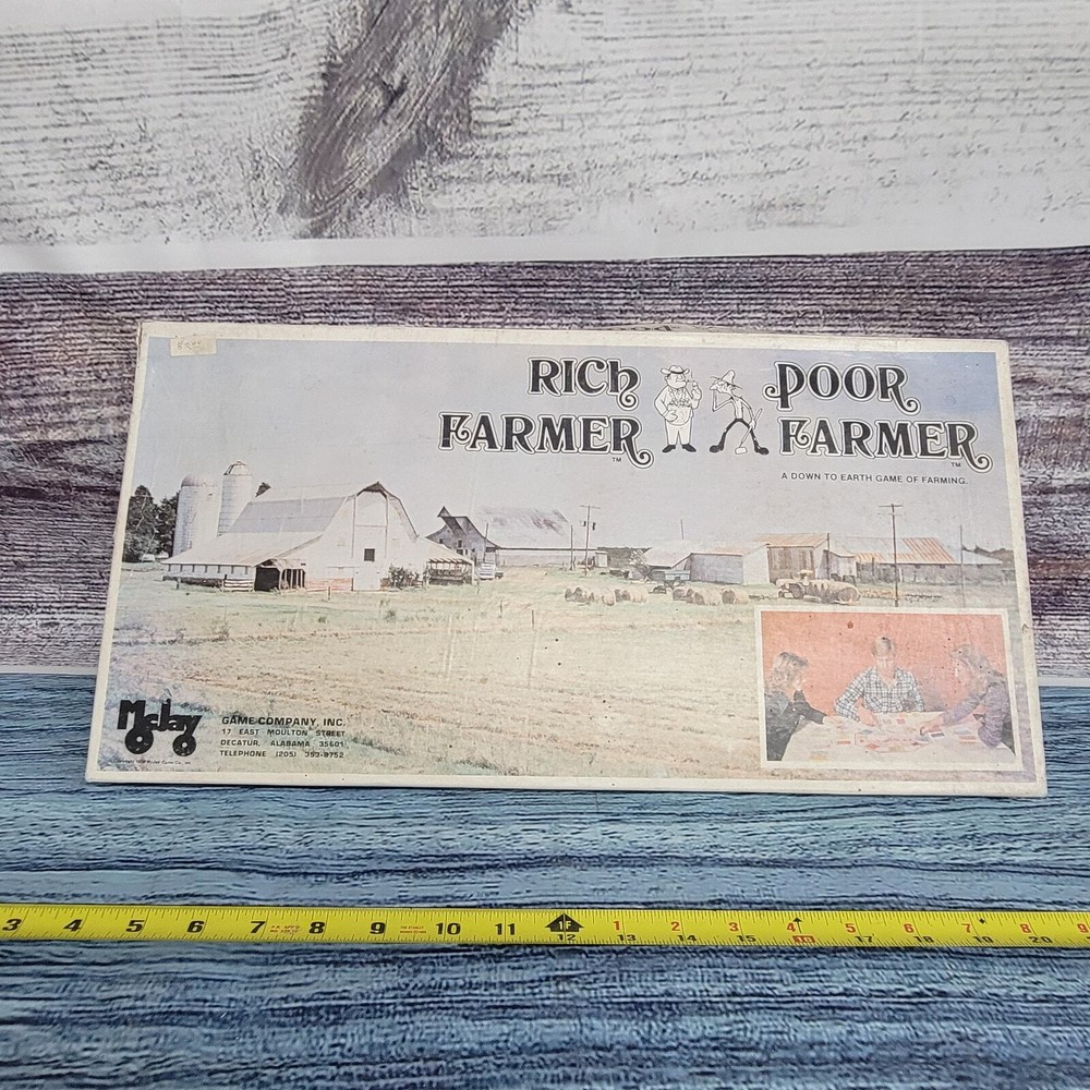 Vintage Board Game Rich Farmer Poor Farmer