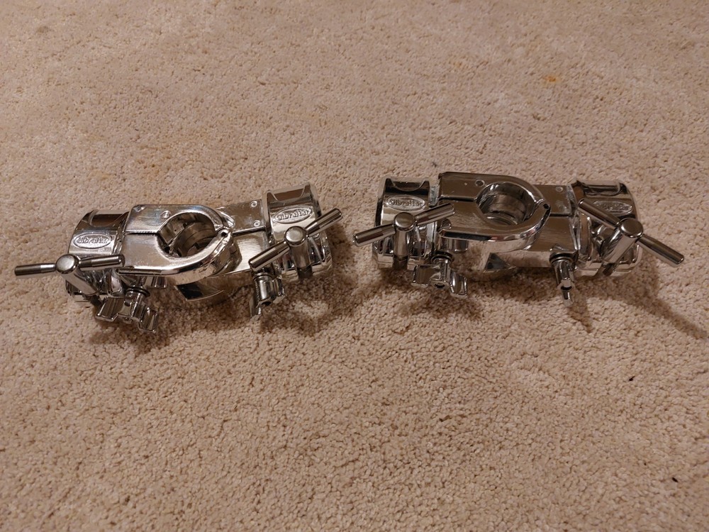 Pair of Gibraltar SC-GCSRA Chrome Stack Rt Angle Clamp Used