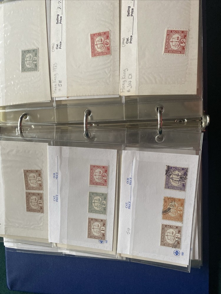hong kong stamp collection
