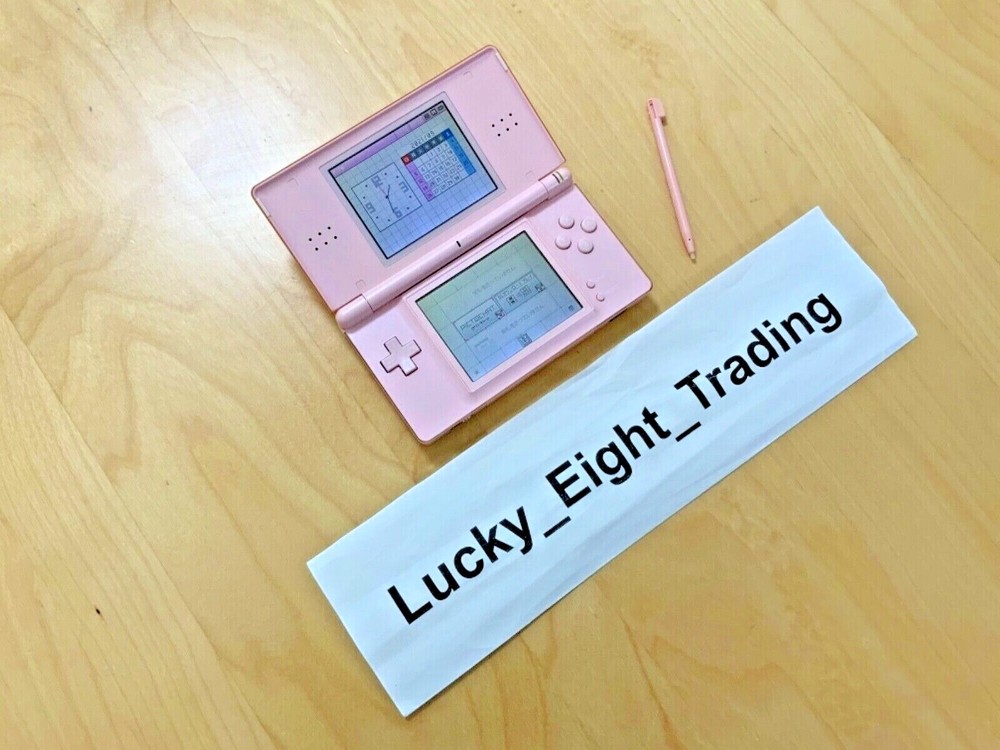 Nintendo DS Lite Noble Pink Console Stylus [H]