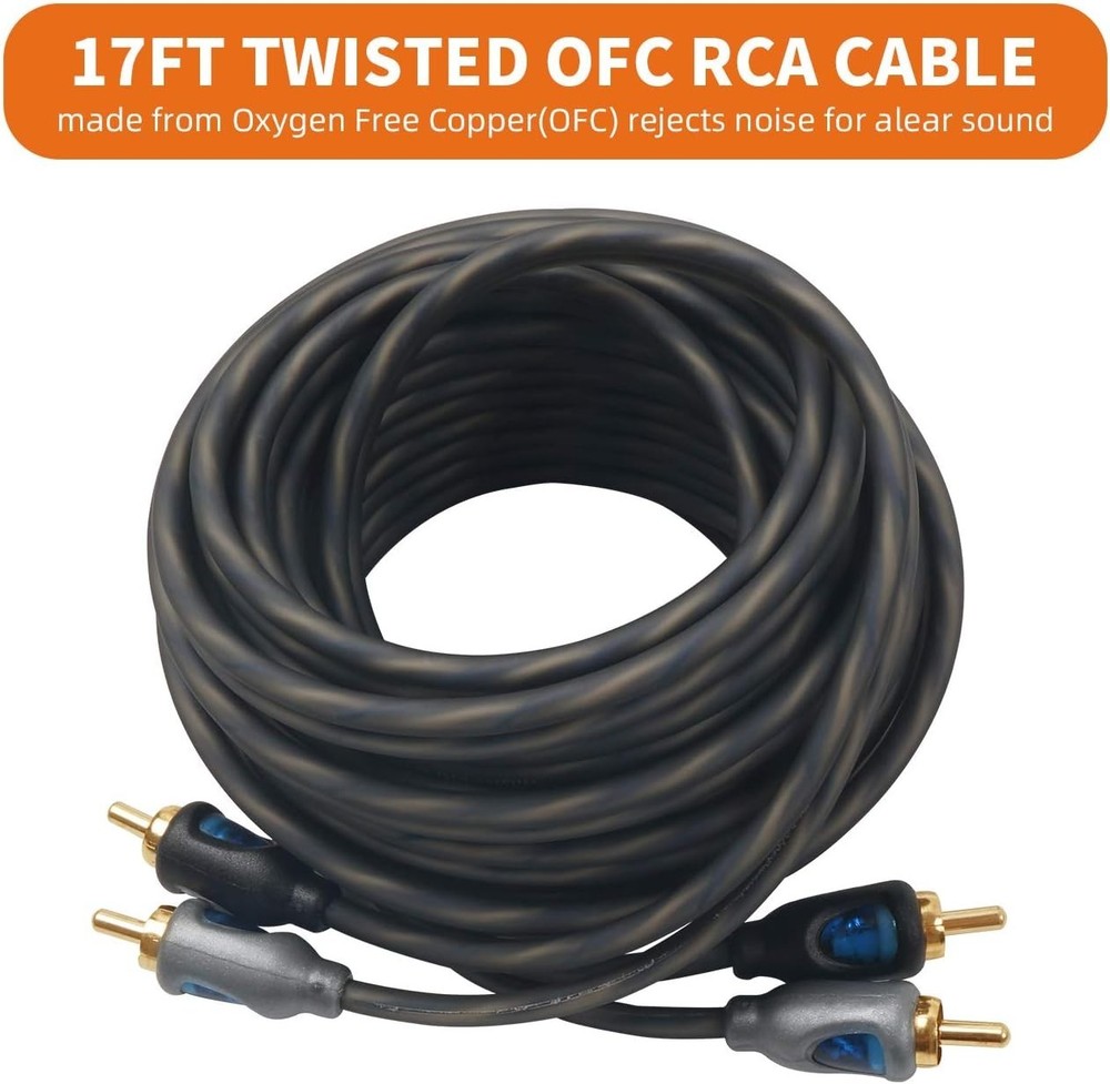 4GA Amplifier Wiring Kit - Complete Installation for Superior Car Audio Systems