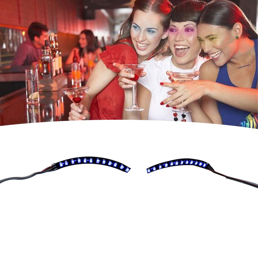 LED False Eyelashes Light Lightweight Stylish Reliable Luminous False Eyelashes↑