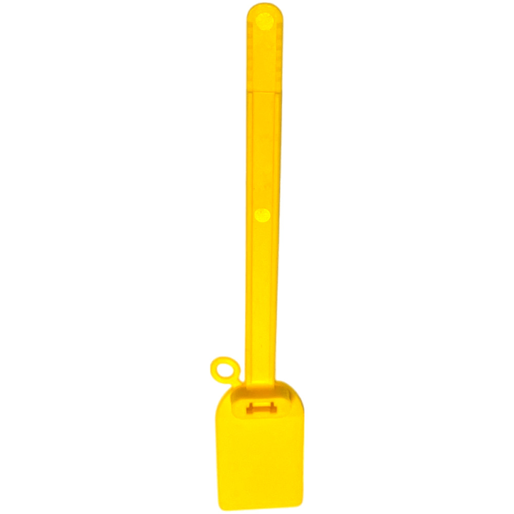 10 Count Blank Yellow Ziptag