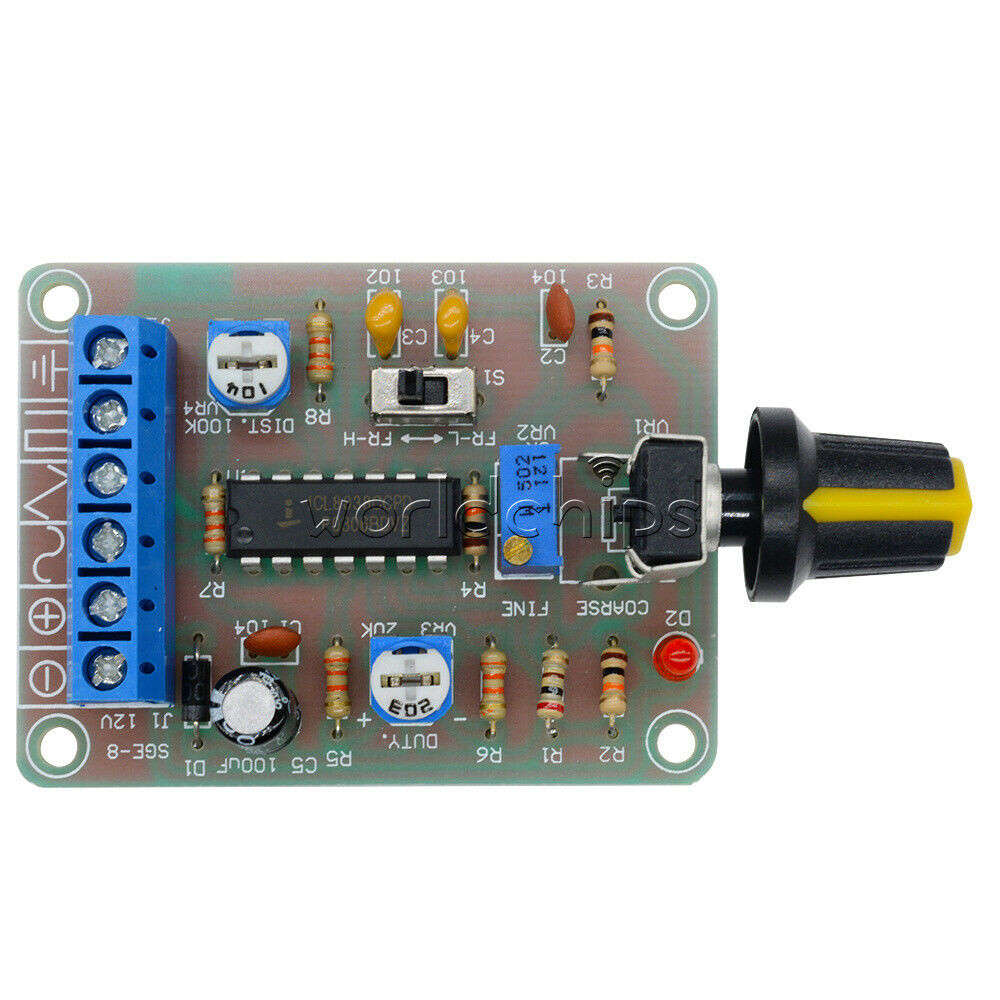 Welded ICL8038 Signal Generator Board Sine Square Triangle Monolithic Function