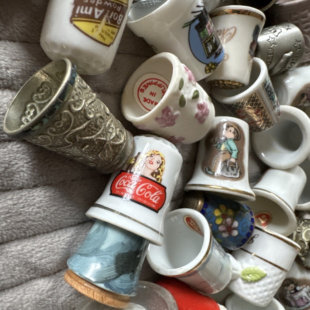Vintage Sewing Thimbles Lot