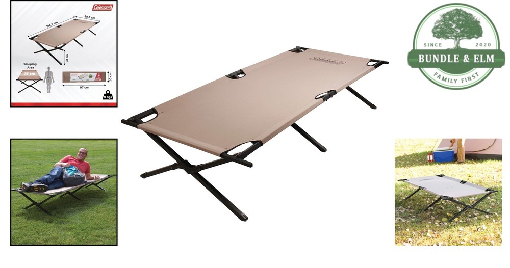 Trailhead II Large Folding Cot - Ideal for Camping, Guests & Pool Relaxation