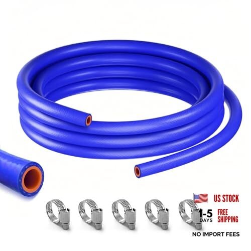 5/8"X5FT(ID:16MM) Silicone Heater Hose Blue and Red 5/8" ID-5Ft(ID 16mm)