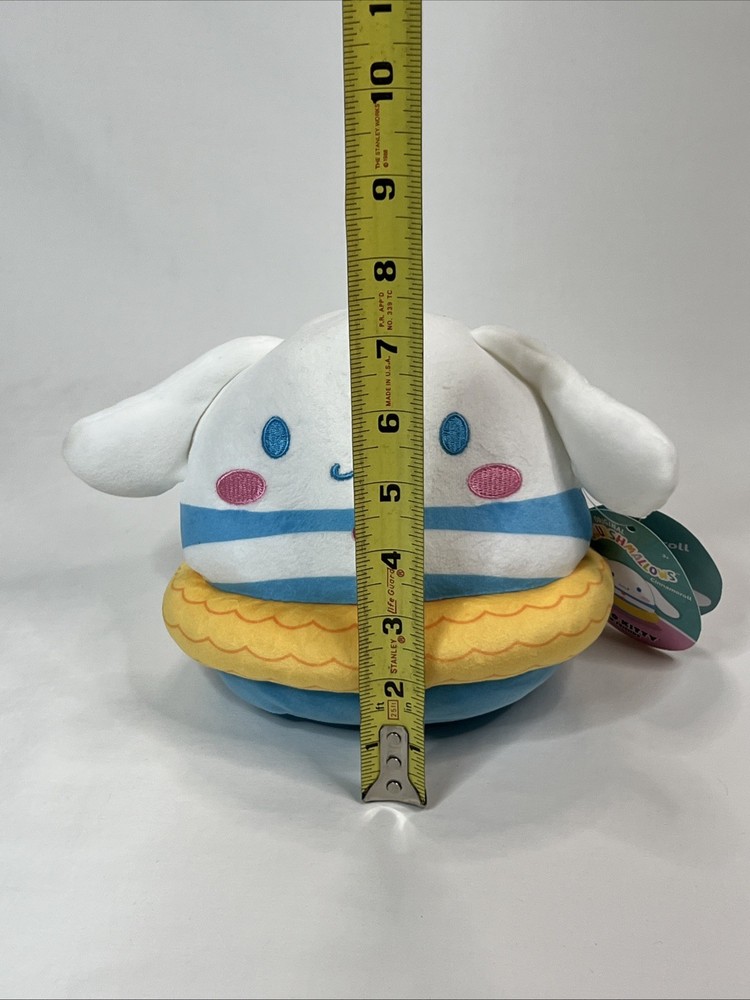 2023 Hello Kitty Squishmallows Cinnamoroll 6.5" Plush Sanrio Pool Float