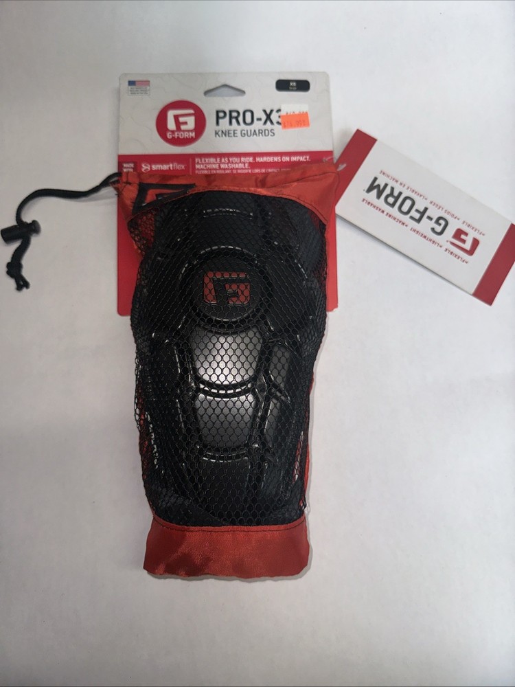 G-Form Pro X3 Knee Guards Grey/Black XS