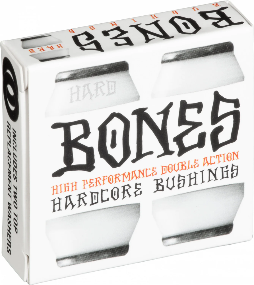 BONES WHEELS Bushing Hard Black/White Pack (set of 2)
