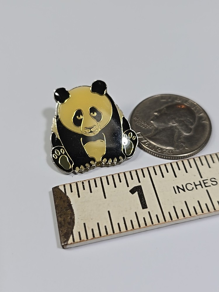 Panda Pear Sitting Lapel Pin
